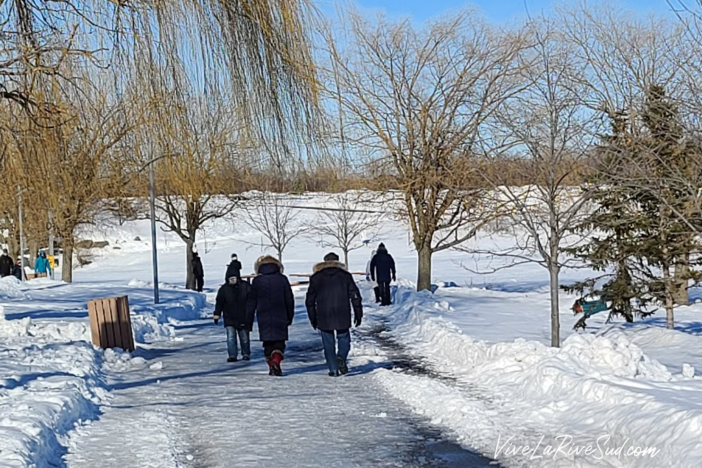 winter hiking St-Hubert